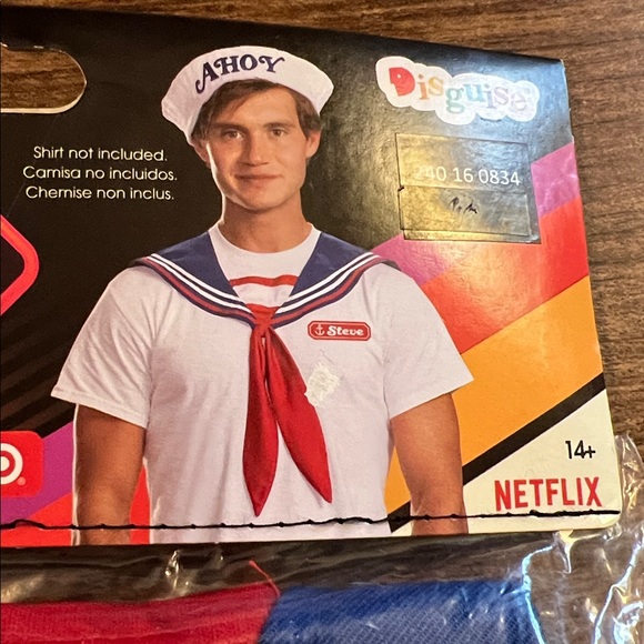 Disguise Stranger Things Scoops Ahoy Costume - Blue, White, Red - Picture 3 of 3